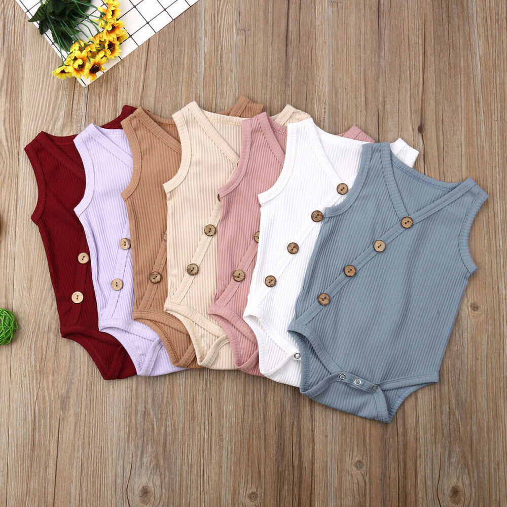 Newborn Baby Solid Jumpsuit