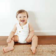 Newborn Baby Solid Jumpsuit