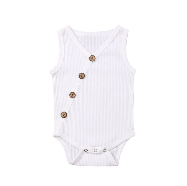 Newborn Baby Solid Jumpsuit