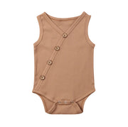 Newborn Baby Solid Jumpsuit