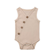 Newborn Baby Solid Jumpsuit