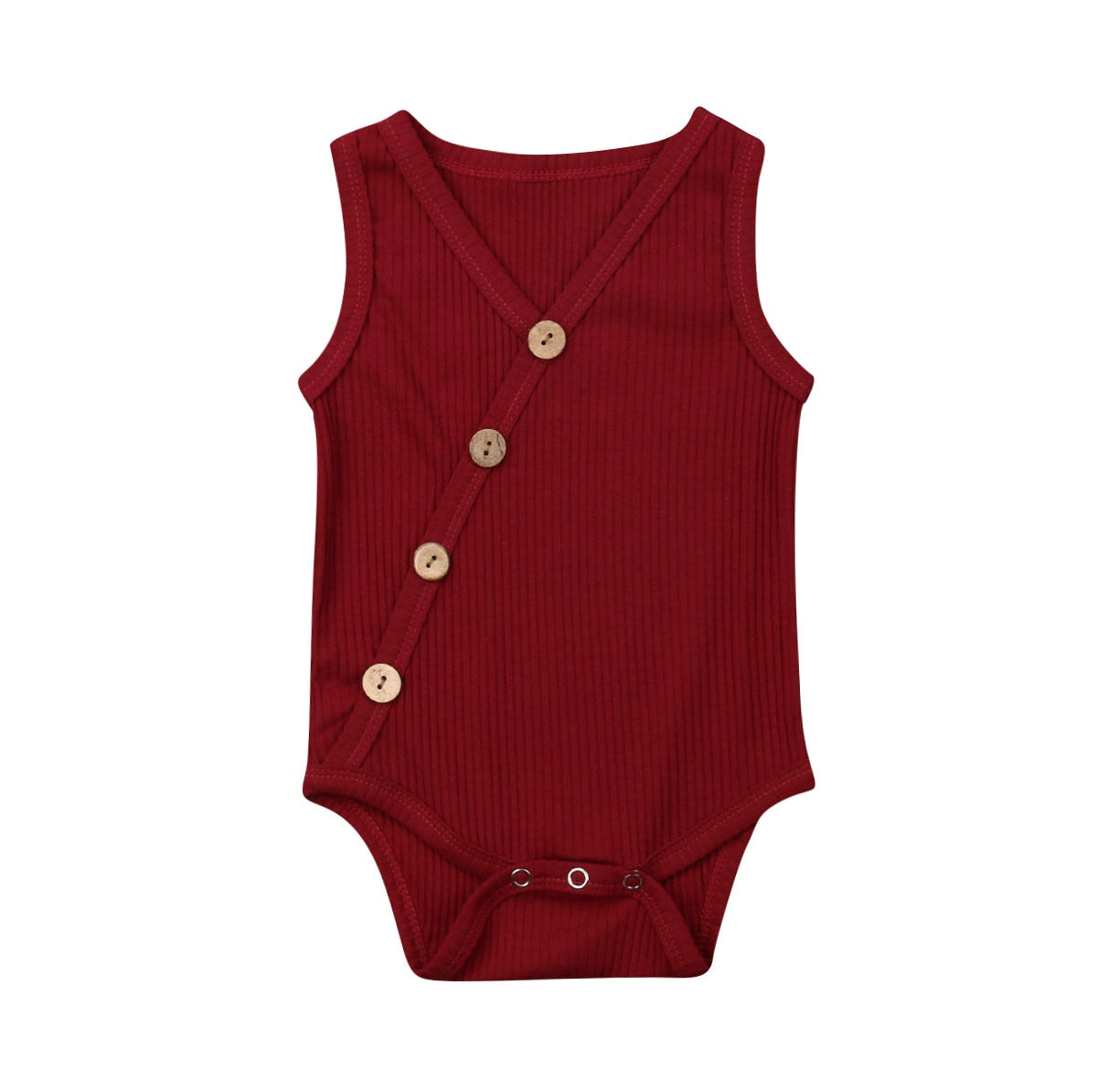 Newborn Baby Solid Jumpsuit
