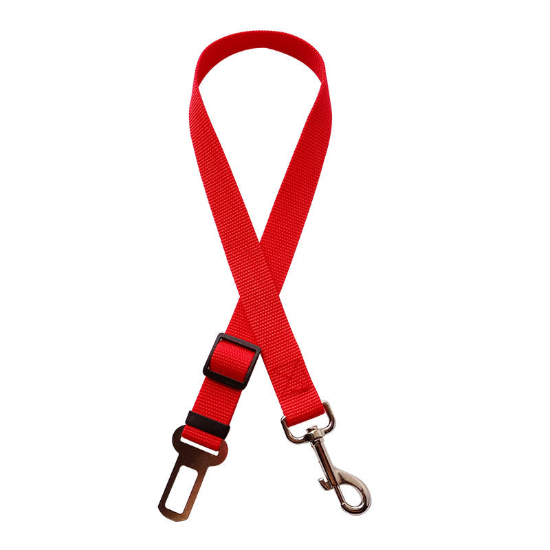 Adjustable Pet Cat Dog Car Seat Belt Pet Seat Vehicle Dog Harness Lead Clip