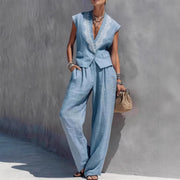 Vest Top And Trousers Womens Outfit
