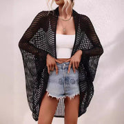 Vacation Shawl Women's Outerwear Hollow-out Cardigan Sun-protective Garment