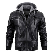 Mens Hooded Jacket With Zipper Pockets