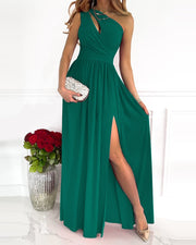 Summer Fashion One-shoulder Long Dress