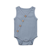 Newborn Baby Solid Jumpsuit