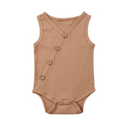 Newborn Baby Solid Jumpsuit