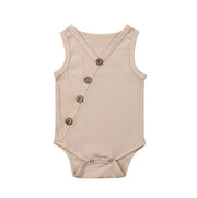 Newborn Baby Solid Jumpsuit