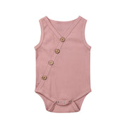 Newborn Baby Solid Jumpsuit