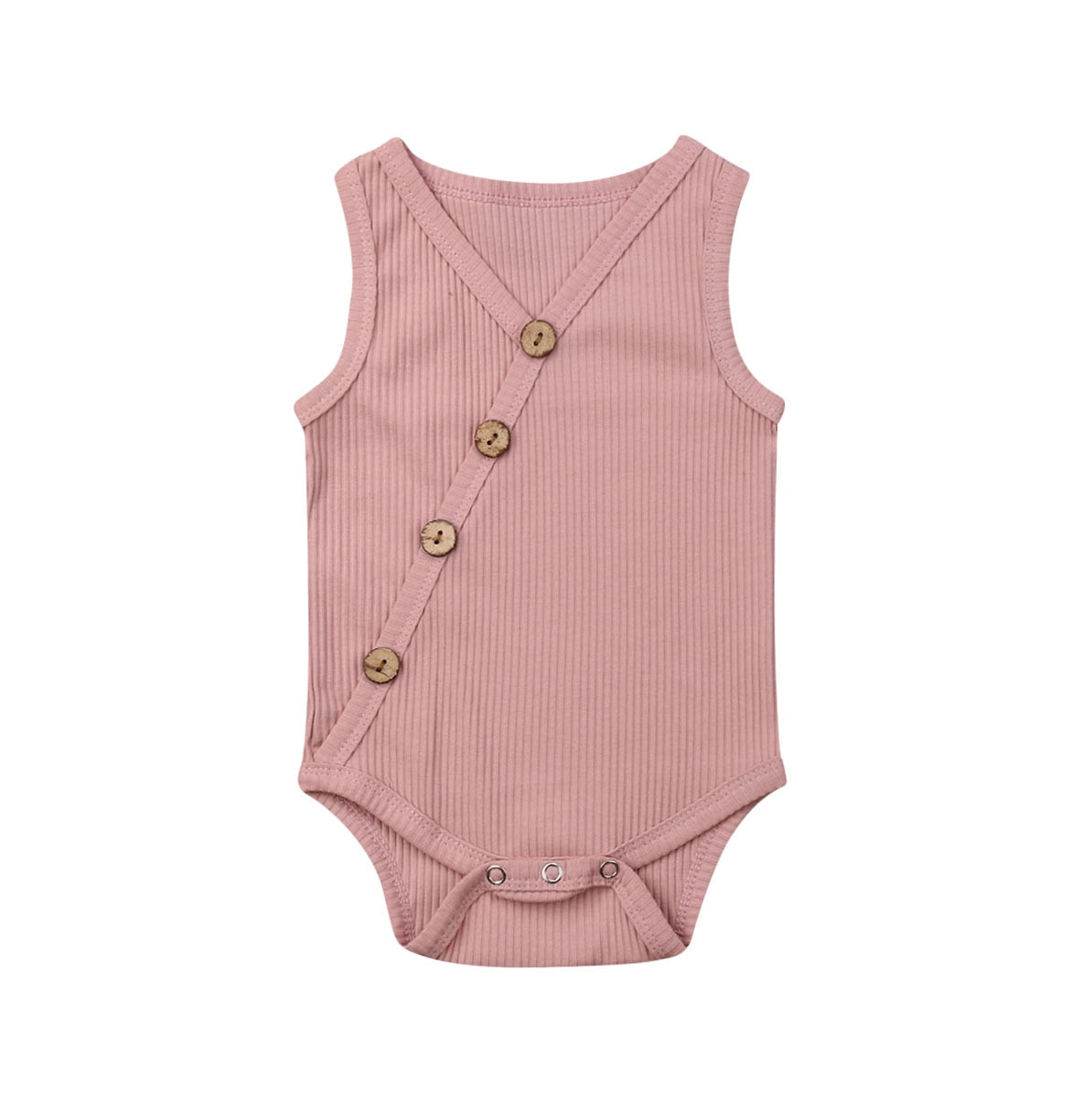 Newborn Baby Solid Jumpsuit