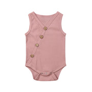 Newborn Baby Solid Jumpsuit