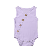 Newborn Baby Solid Jumpsuit