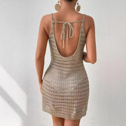 Women's Knitted Beach Cover-Up Dress