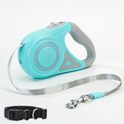 Dog Leash Retractable Leash And Dog Collar Spotlight Automatic Pet Dog Cat Traction Rope
