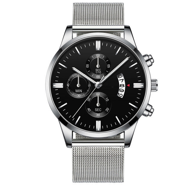 Mens Luxury Watches - Mesh Band Quartz Watch