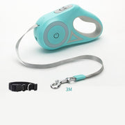 Dog Leash Retractable Leash And Dog Collar Spotlight Automatic Pet Dog Cat Traction Rope