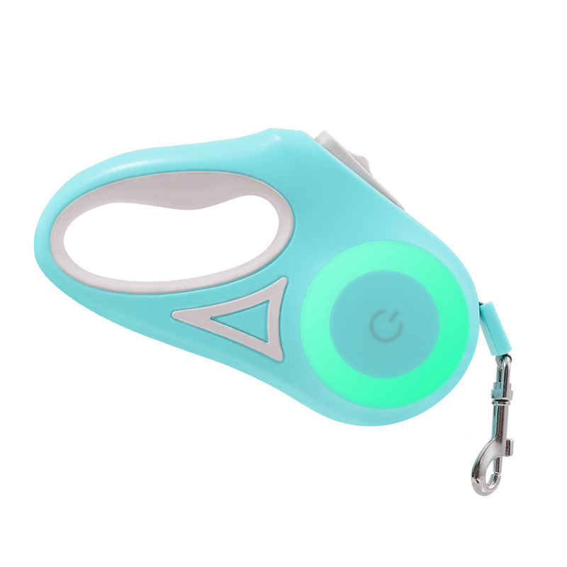 Dog Leash Retractable Leash And Dog Collar Spotlight Automatic Pet Dog Cat Traction Rope