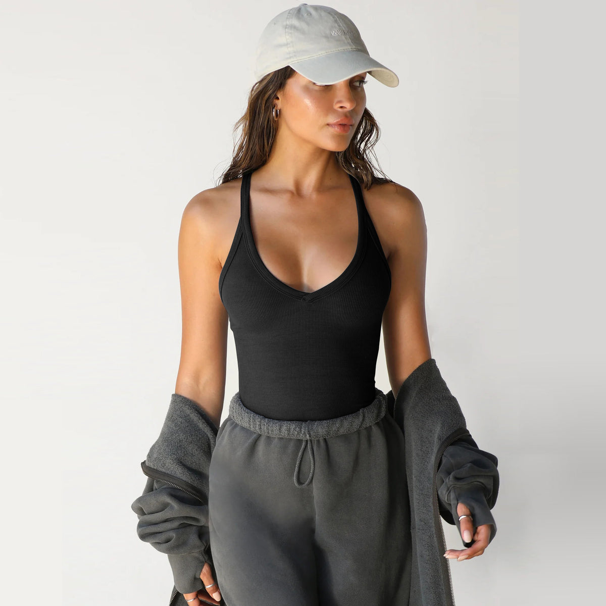 Womens Knitted Sexy Slim Top