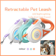 Dog Leash Retractable Leash And Dog Collar Spotlight Automatic Pet Dog Cat Traction Rope
