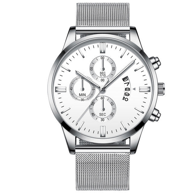 Mens Luxury Watches - Mesh Band Quartz Watch
