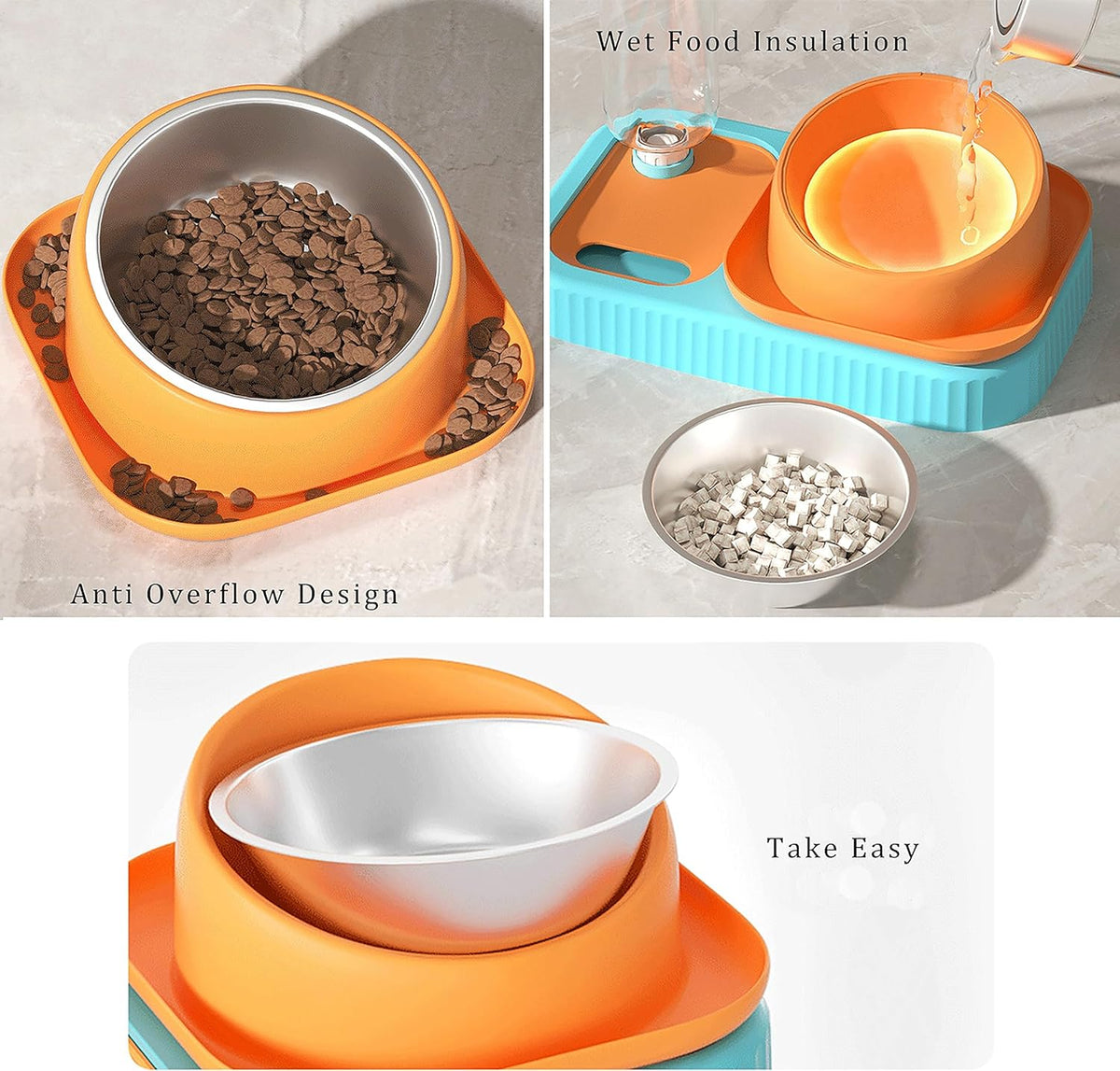 Food And Water Bowl Set