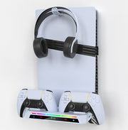 Wall Mounted Game Controller Charging Dock And Headset Holder