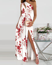 Summer Fashion One-shoulder Long Dress