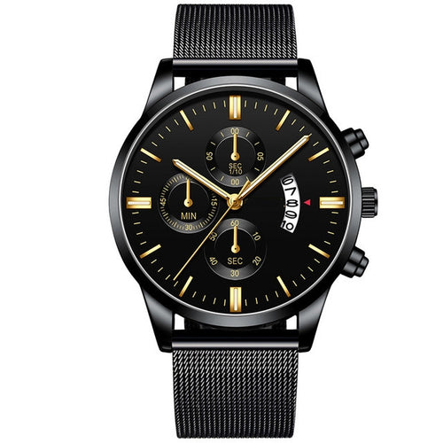 Mens Luxury Watches - Mesh Band Quartz Watch