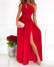 Summer Fashion One-shoulder Long Dress