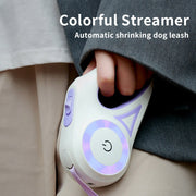 Dog Leash Retractable Leash And Dog Collar Spotlight Automatic Pet Dog Cat Traction Rope