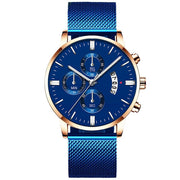 Mens Luxury Watches - Mesh Band Quartz Watch