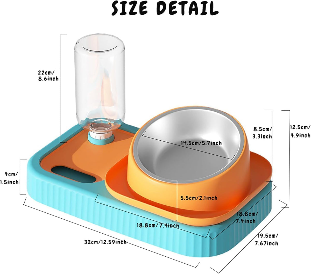 Food And Water Bowl Set