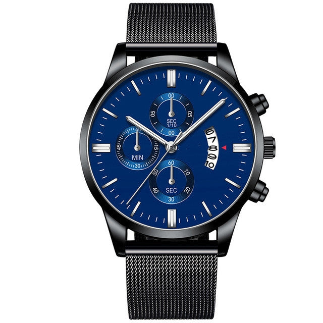 Mens Luxury Watches - Mesh Band Quartz Watch
