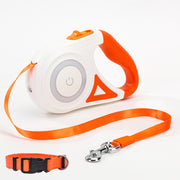 Dog Leash Retractable Leash And Dog Collar Spotlight Automatic Pet Dog Cat Traction Rope