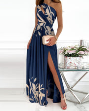 Summer Fashion One-shoulder Long Dress